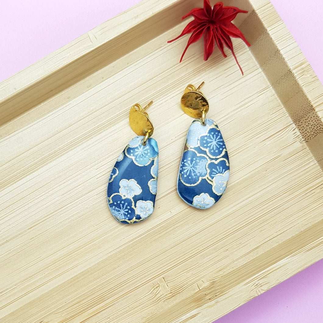 Boucles d'oreilles ovales Odawara